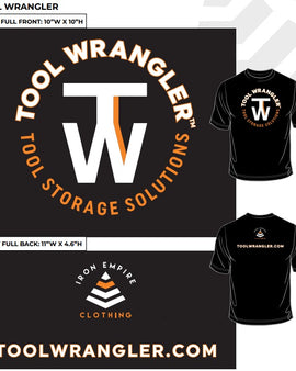 Tool Wrangler T-Shirt Accessories 1 Pc.  (Any Size)* S,M,L,XL,XXL- Please indicate size on Cart Order Note
